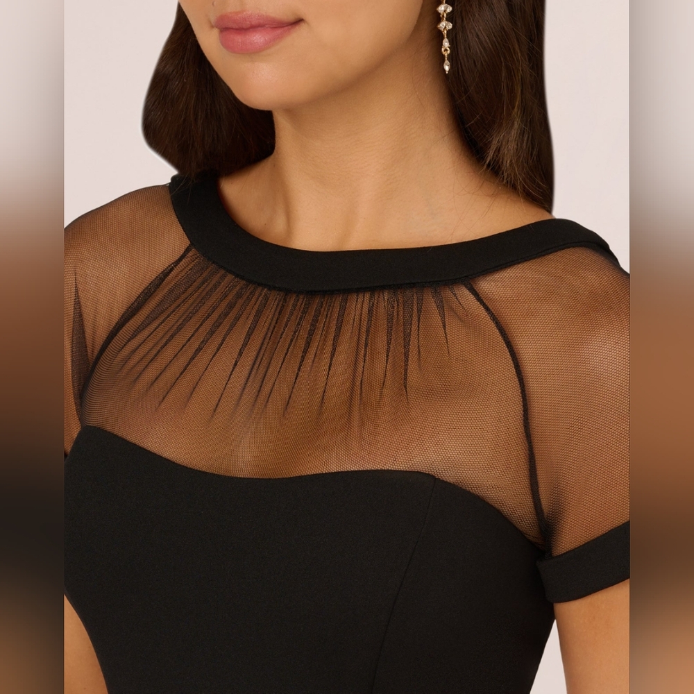 Black Adrianna Papell Size 4 Dress